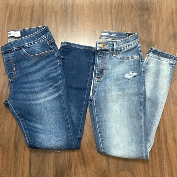 Girls size 14 bundle 2 pair jeggings - Picture 1 of 9